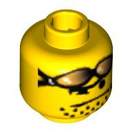 Lego hlava, žlutá (4174718, 4507170)